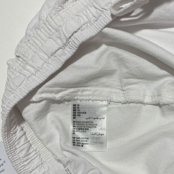 KAREN Scott White Comfort Waist Capri Pants 1x Nwt - Picture 12 of 12